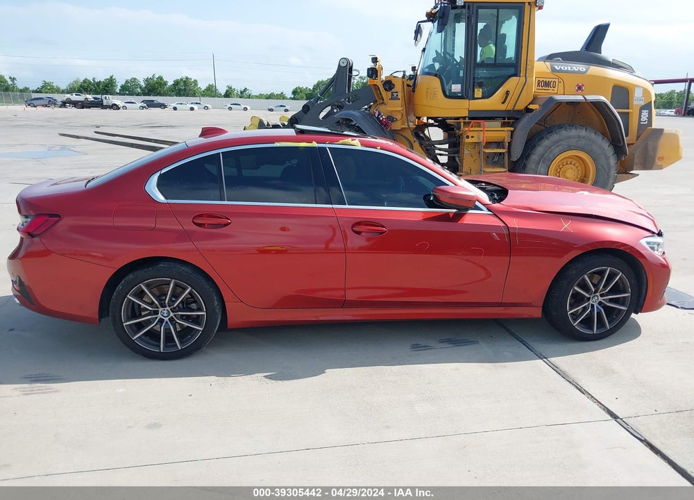 2022 BMW 330I VIN: 3MW5R1J07N8C39037