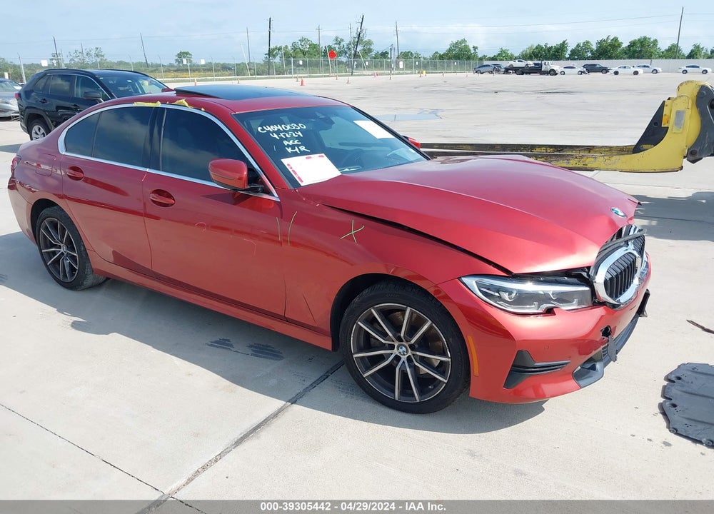 2022 BMW 330I VIN: 3MW5R1J07N8C39037