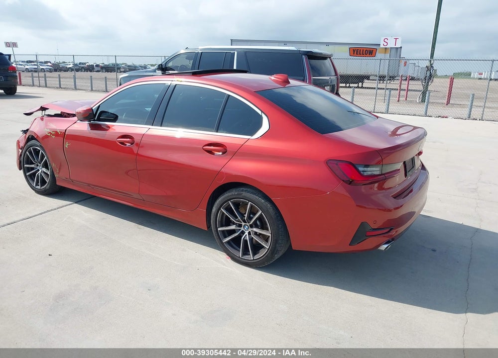 2022 BMW 330I VIN: 3MW5R1J07N8C39037