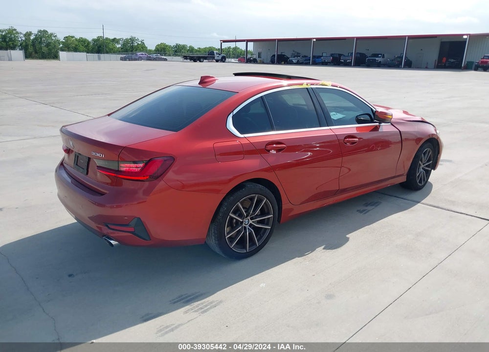 2022 BMW 330I VIN: 3MW5R1J07N8C39037