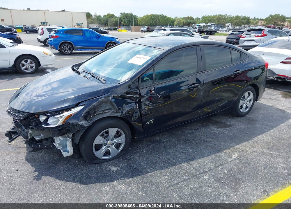 2018 CHEVROLET CRUZE LS AUTO VIN: 1G1BC5SM1J7184346