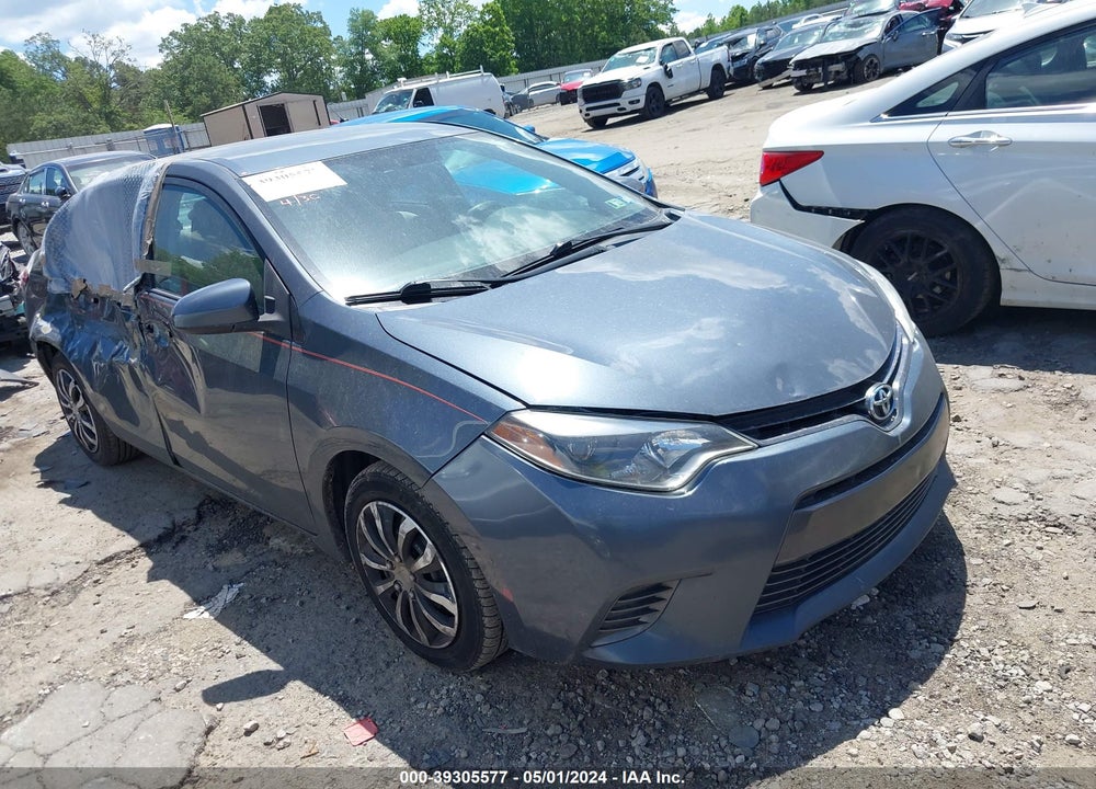 2015 TOYOTA COROLLA LE VIN: 2T1BURHE2FC439765