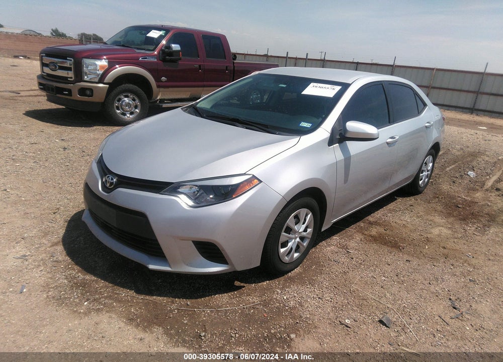 2014 TOYOTA COROLLA L VIN: 5YFBURHE3EP096902