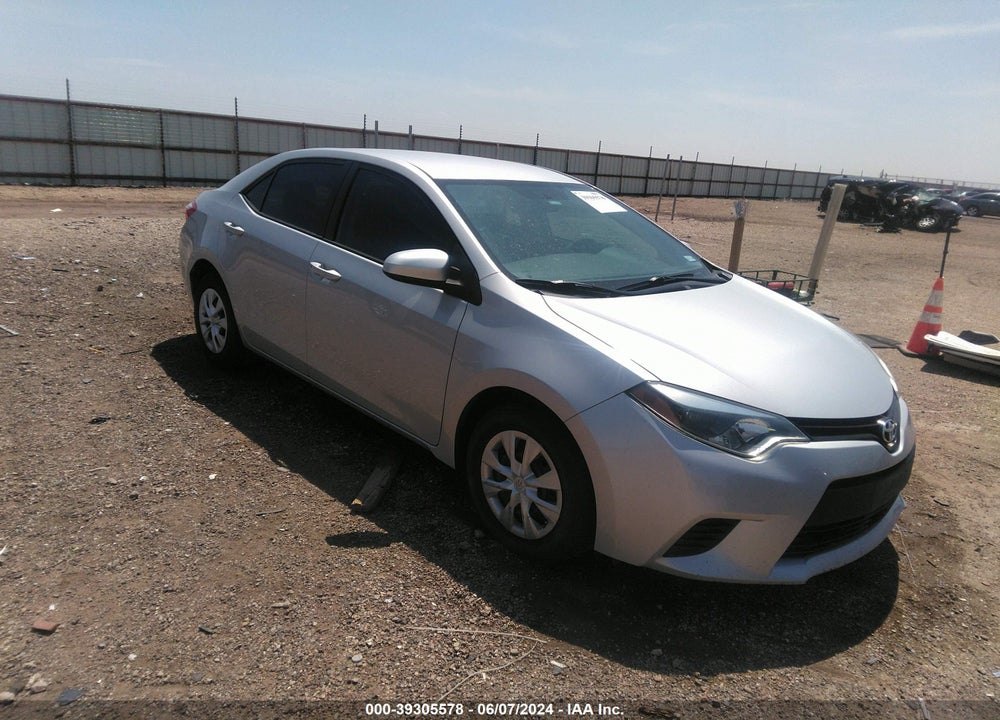 2014 TOYOTA COROLLA L VIN: 5YFBURHE3EP096902