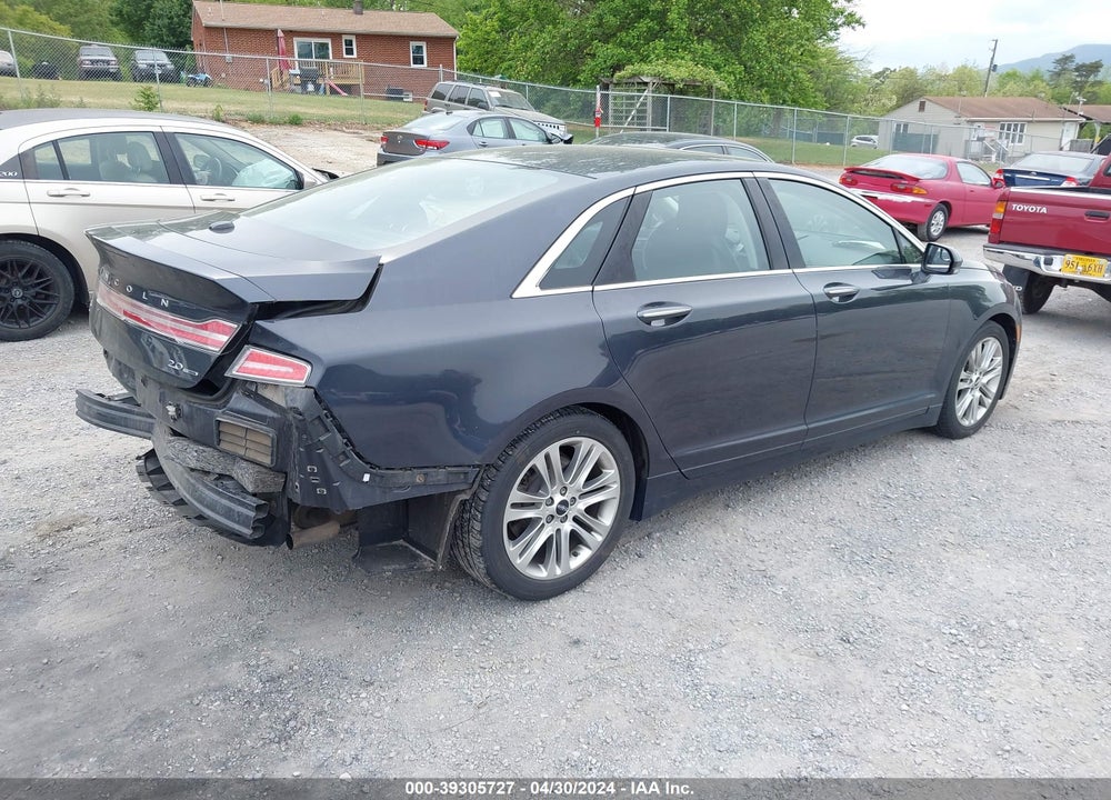 2014 LINCOLN MKZ VIN: 3LN6L2G93ER824126
