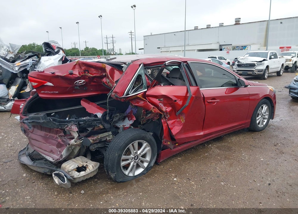 2016 HYUNDAI SONATA SE VIN: 5NPE24AF1GH327756