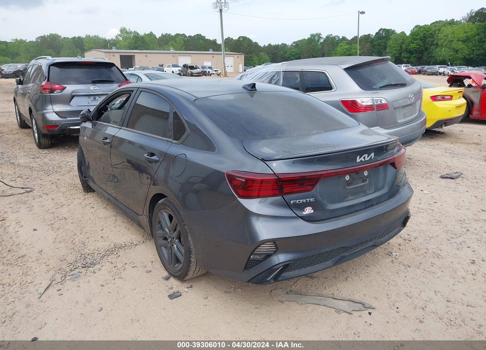 2022 KIA FORTE GT LINE VIN: 3KPF54AD8NE420687