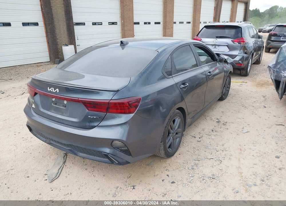 2022 KIA FORTE GT LINE VIN: 3KPF54AD8NE420687