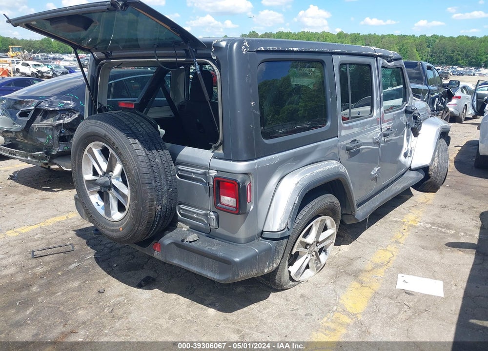 2021 JEEP WRANGLER UNLIMITED SAHARA 4X4 VIN: 1C4HJXEN0MW645568