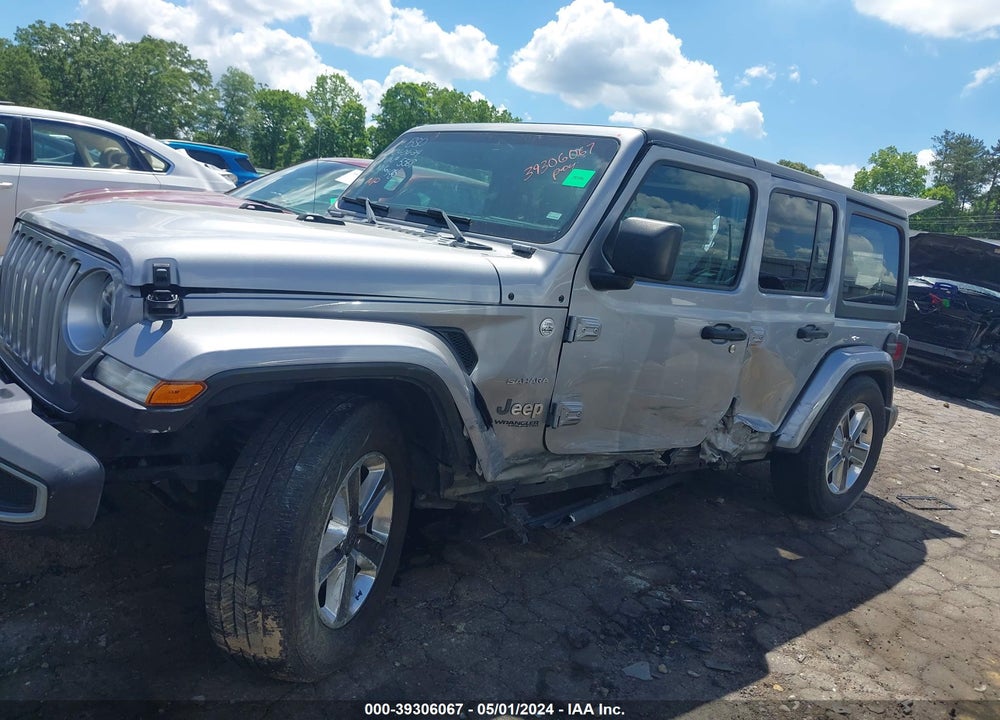 2021 JEEP WRANGLER UNLIMITED SAHARA 4X4 VIN: 1C4HJXEN0MW645568