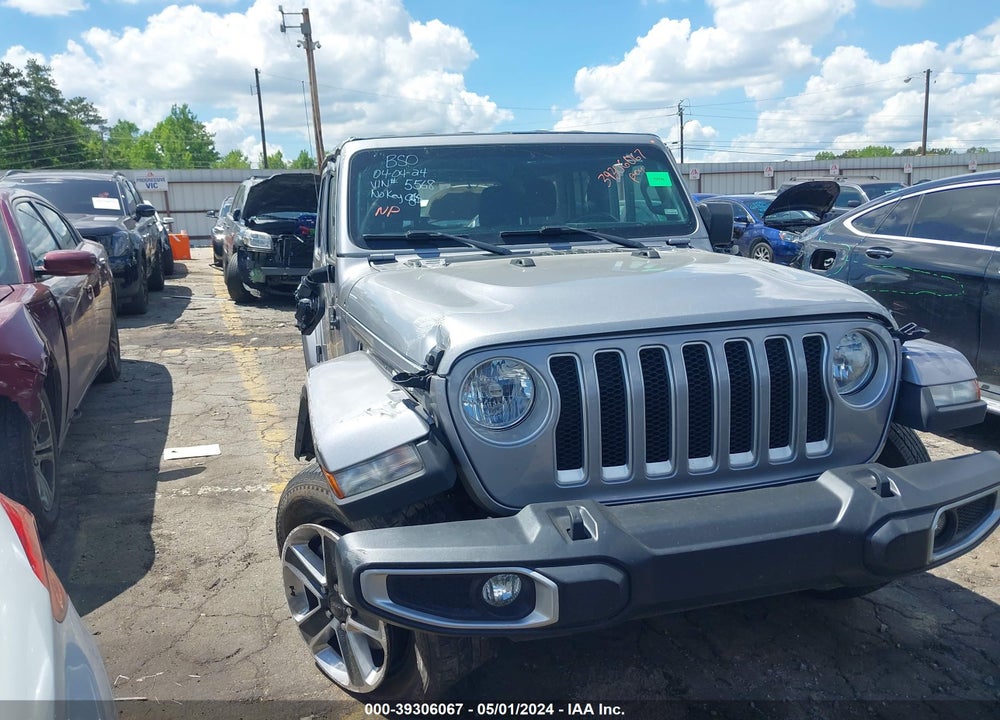 2021 JEEP WRANGLER UNLIMITED SAHARA 4X4 VIN: 1C4HJXEN0MW645568