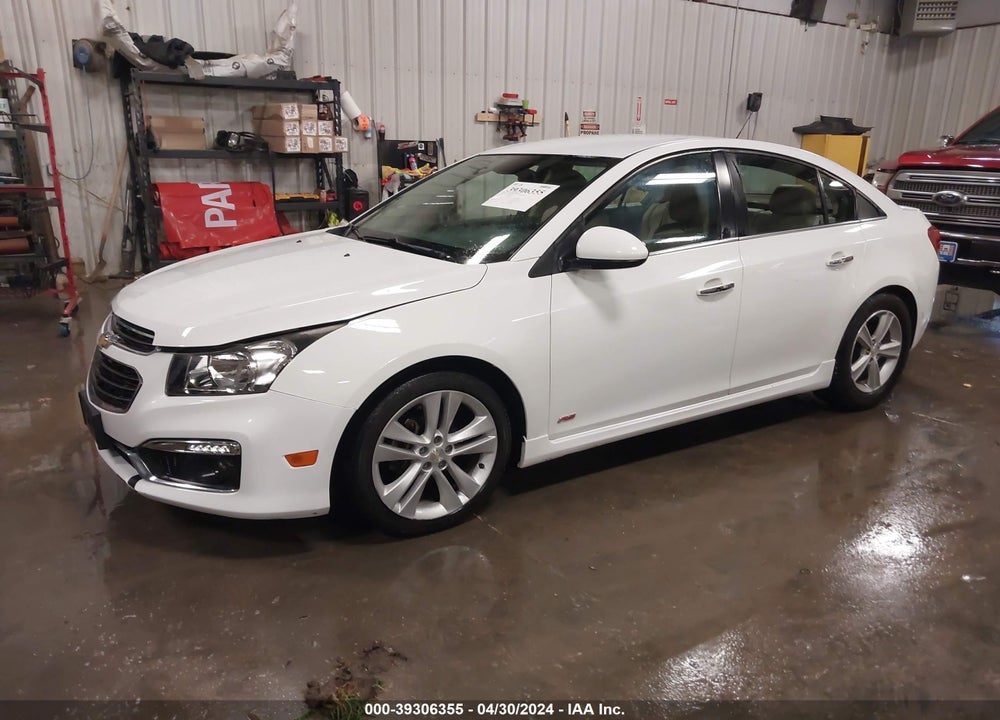 2015 CHEVROLET CRUZE LTZ VIN: 1G1PG5SB2F7101555
