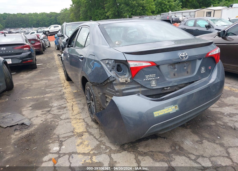 2014 TOYOTA COROLLA S PLUS VIN: 2T1BURHE3EC208131