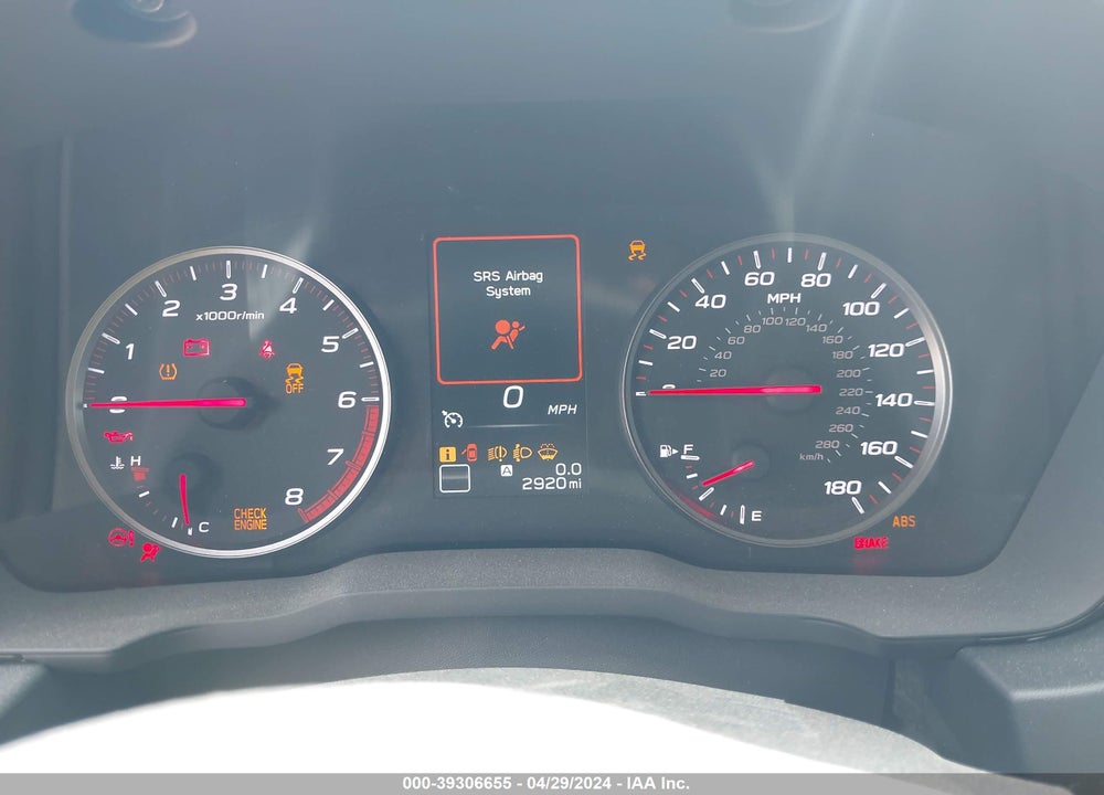2023 SUBARU WRX PREMIUM VIN: JF1VBAF6XP9817599