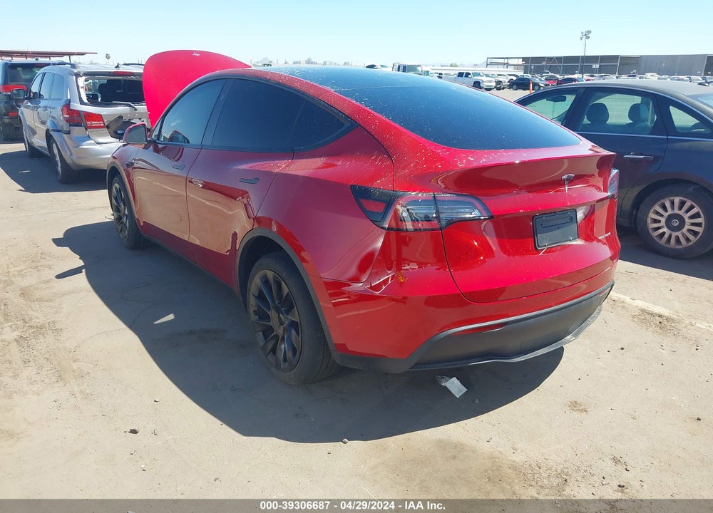 2024 TESLA MODEL Y LONG RANGE DUAL MOTOR ALL-WHEEL DRIVE VIN: 7SAYGDEE0RA232638
