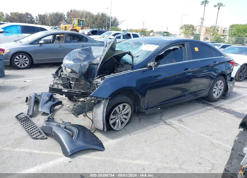 2013 HYUNDAI SONATA GLS VIN: 5NPEB4AC9DH608222