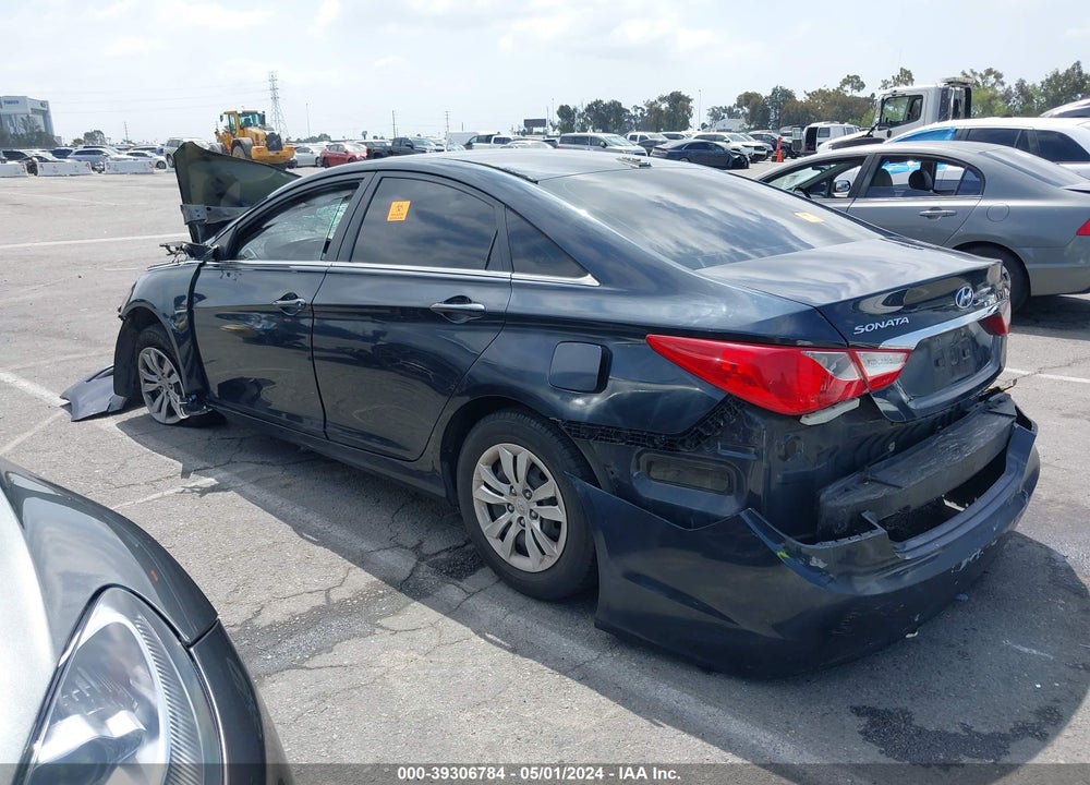 2013 HYUNDAI SONATA GLS VIN: 5NPEB4AC9DH608222