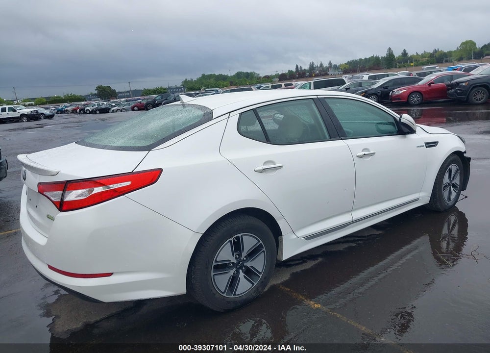 2013 KIA OPTIMA HYBRID LX VIN: KNAGM4AD8D5052686