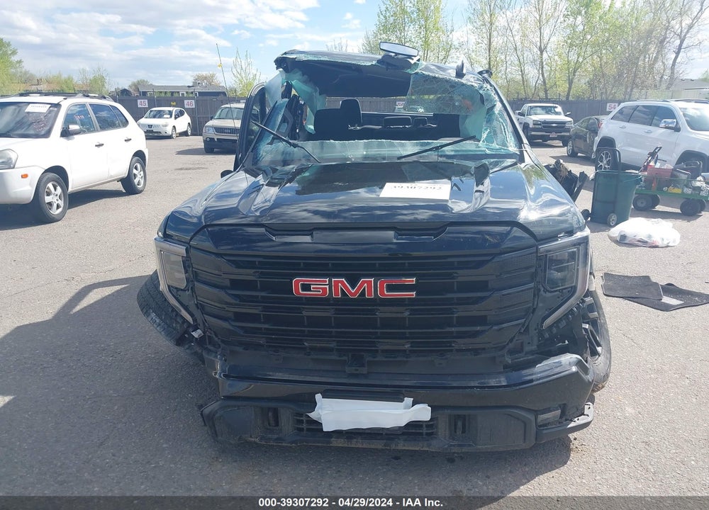 2022 GMC SIERRA 1500 4WD SHORT BOX ELEVATION WITH 3SB VIN: 3GTPUCEK5NG544592