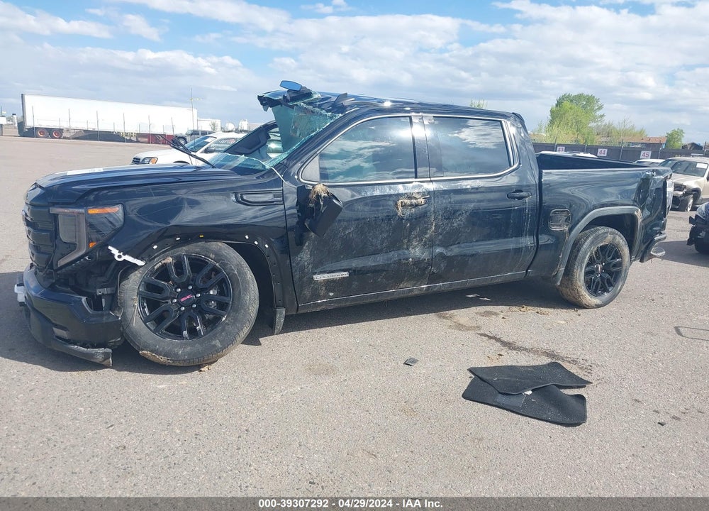 2022 GMC SIERRA 1500 4WD SHORT BOX ELEVATION WITH 3SB VIN: 3GTPUCEK5NG544592
