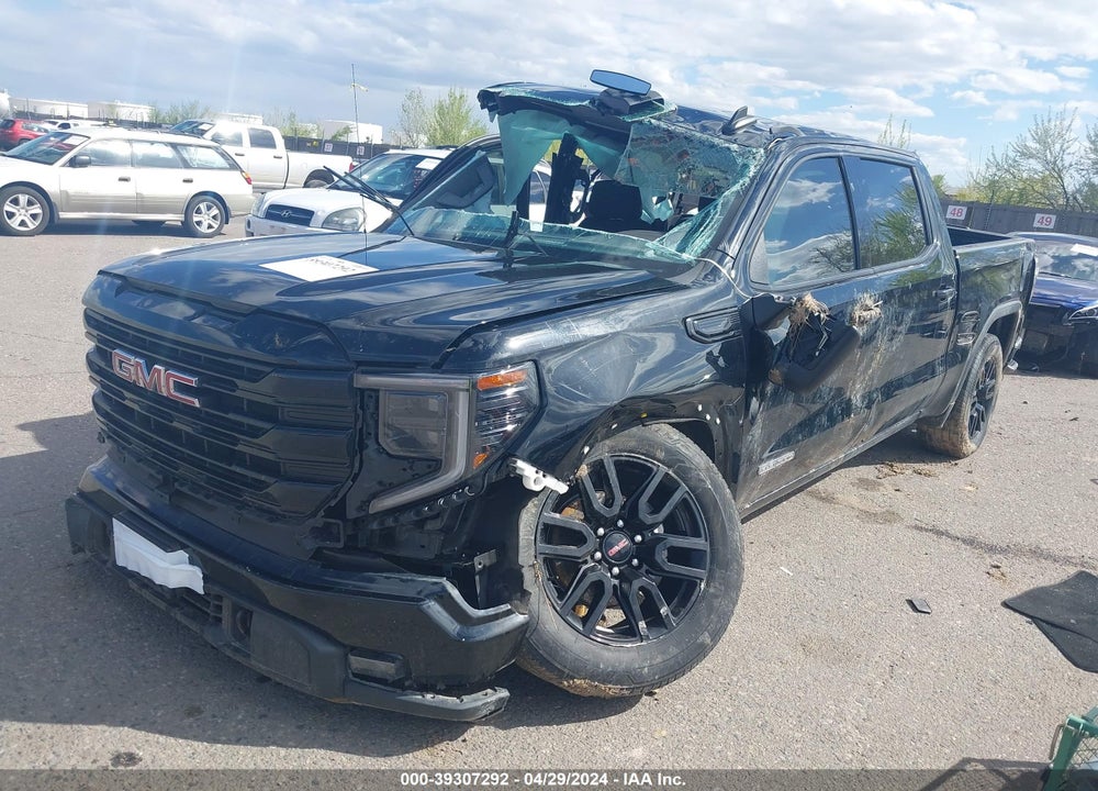 2022 GMC SIERRA 1500 4WD SHORT BOX ELEVATION WITH 3SB VIN: 3GTPUCEK5NG544592