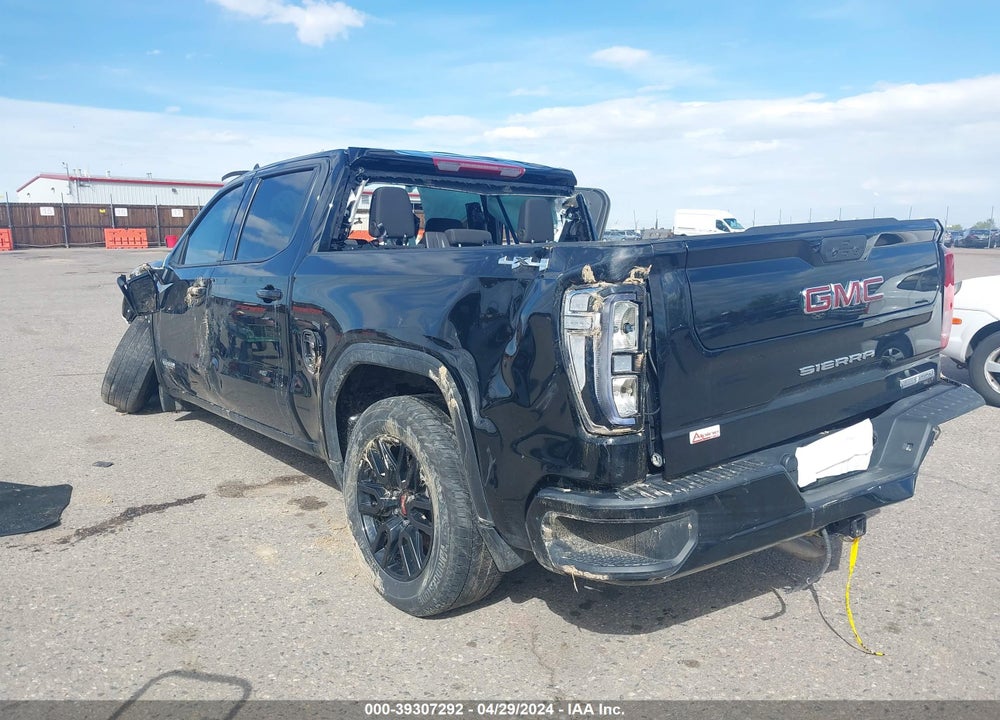 2022 GMC SIERRA 1500 4WD SHORT BOX ELEVATION WITH 3SB VIN: 3GTPUCEK5NG544592