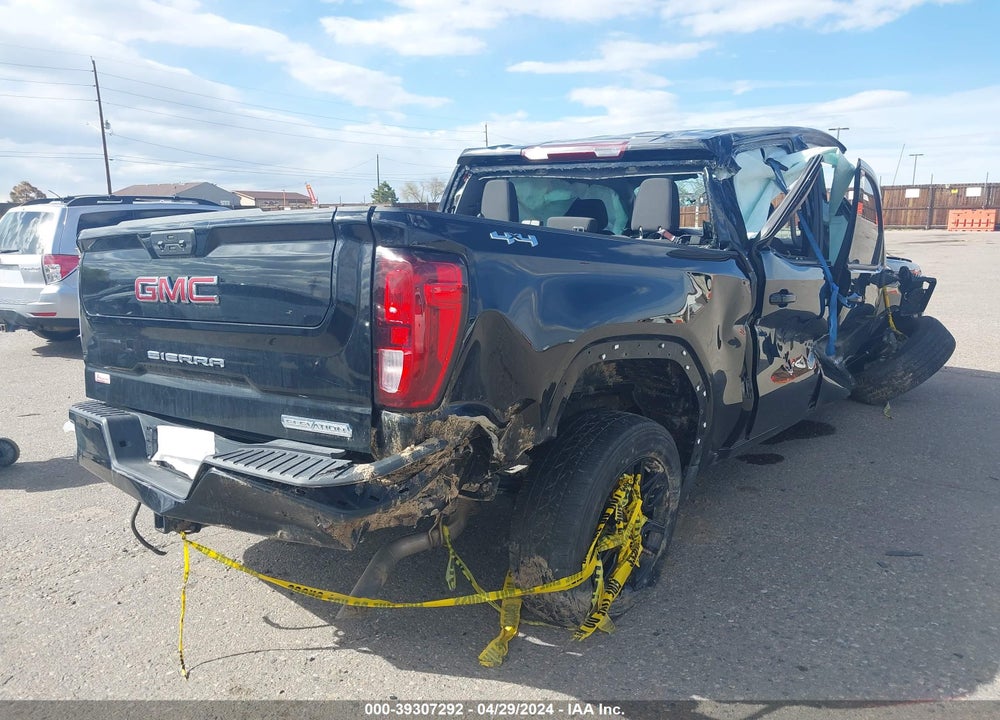 2022 GMC SIERRA 1500 4WD SHORT BOX ELEVATION WITH 3SB VIN: 3GTPUCEK5NG544592