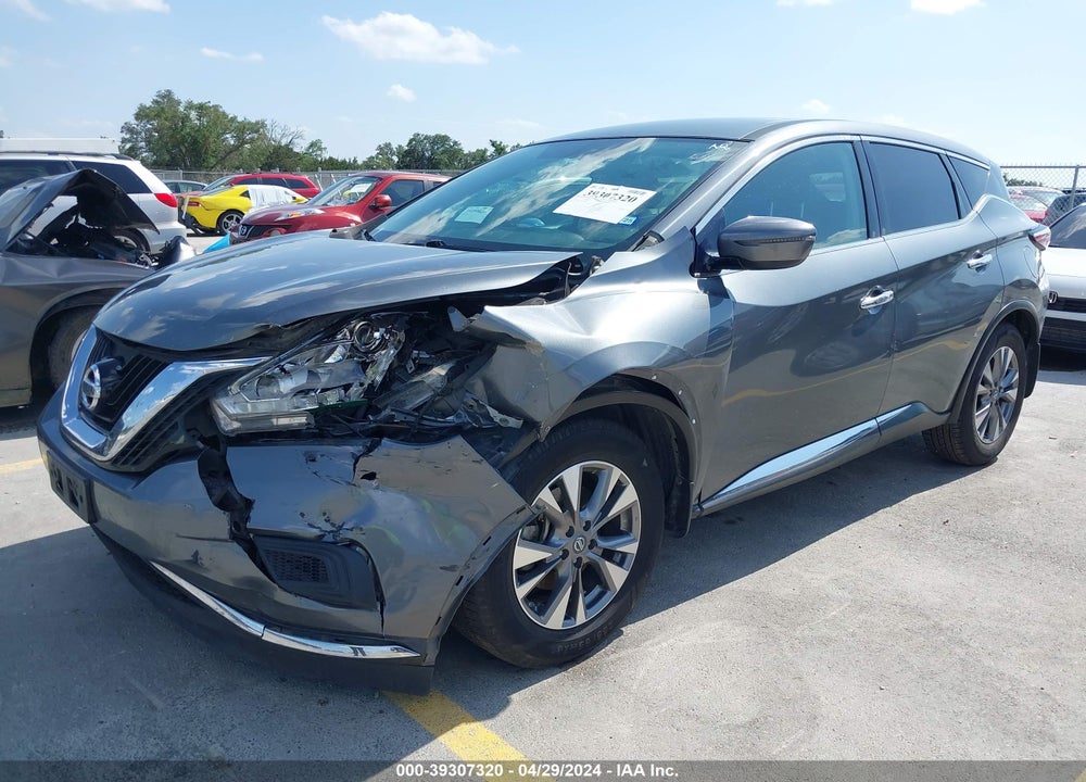 2017 NISSAN MURANO S VIN: 5N1AZ2MG7HN135595