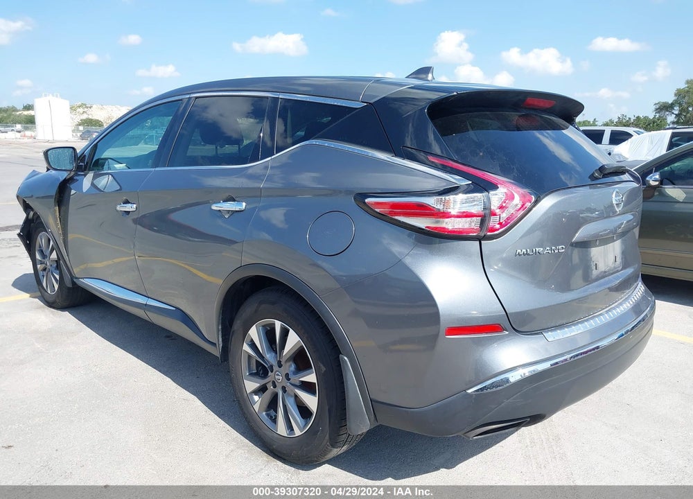 2017 NISSAN MURANO S VIN: 5N1AZ2MG7HN135595