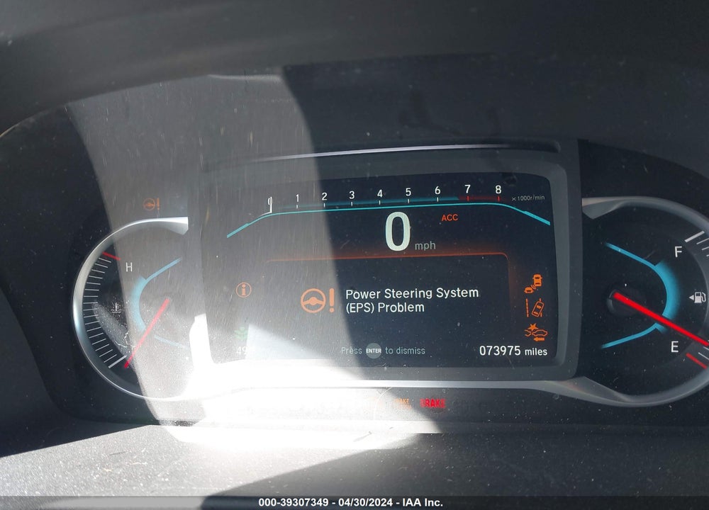 2019 HONDA PASSPORT TOURING VIN: 5FNYF8H99KB001185