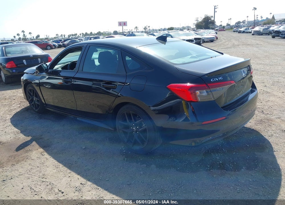 2022 HONDA CIVIC SPORT VIN: 2HGFE2F55NH530687