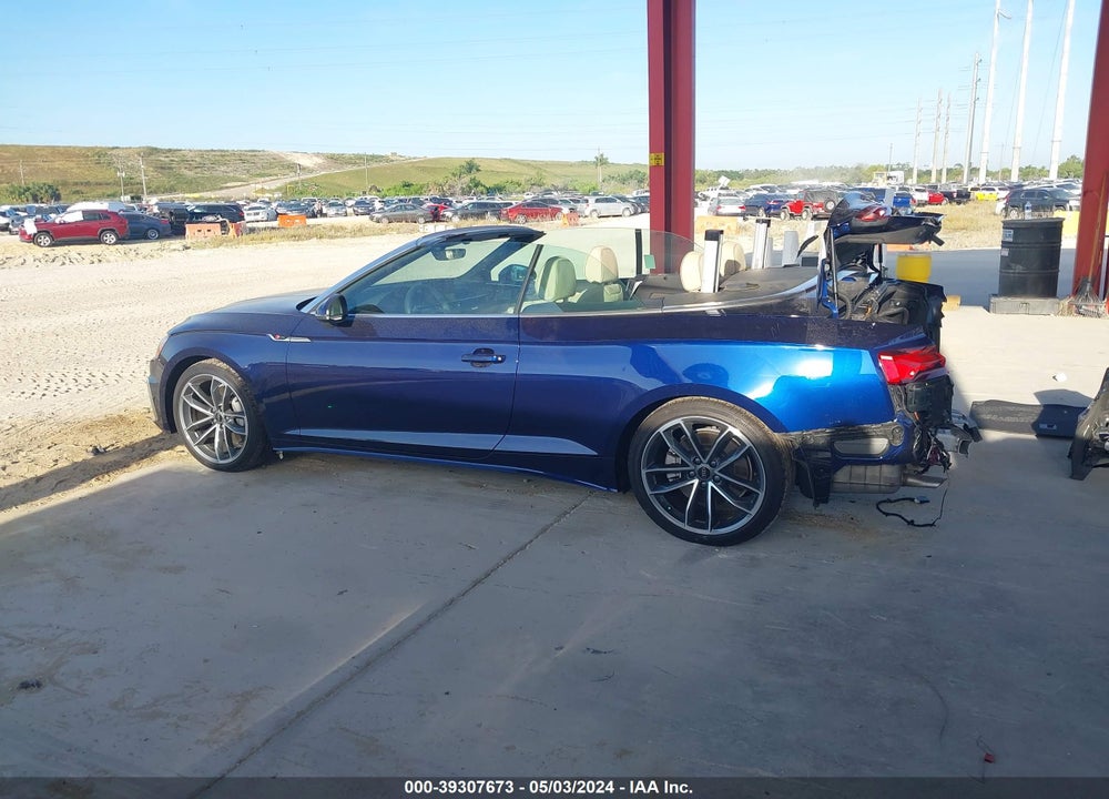 2023 AUDI A5 CABRIOLET PREMIUM PLUS 45 TFSI S LINE QUATTRO S TRONIC VIN: WAU4AGF50PN006675