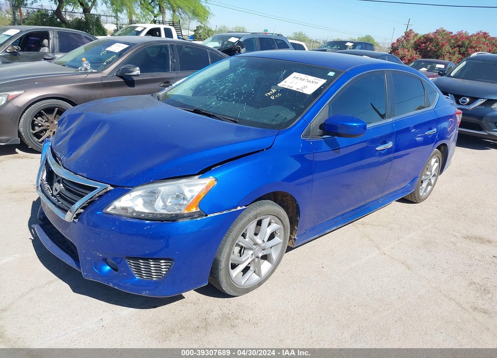 2014 NISSAN SENTRA SR VIN: 3N1AB7AP4EY244186