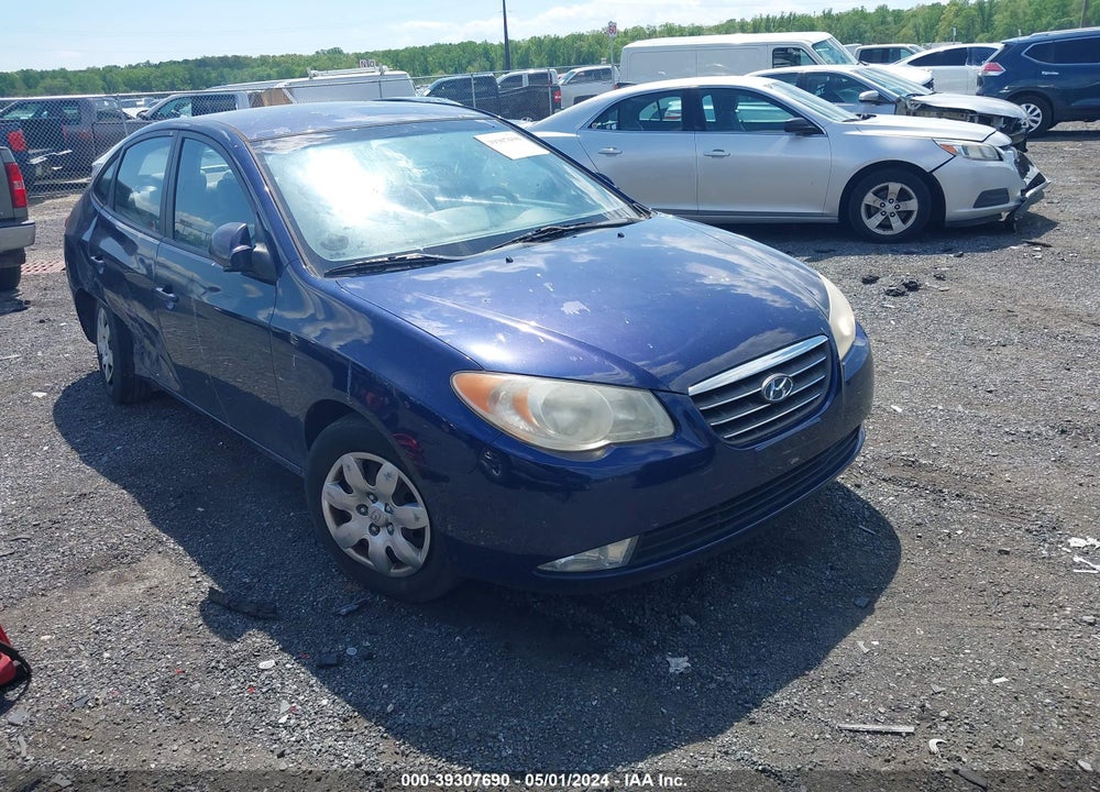 2007 HYUNDAI ELANTRA GLS/LIMITED/SE VIN: KMHDU46D97U251900