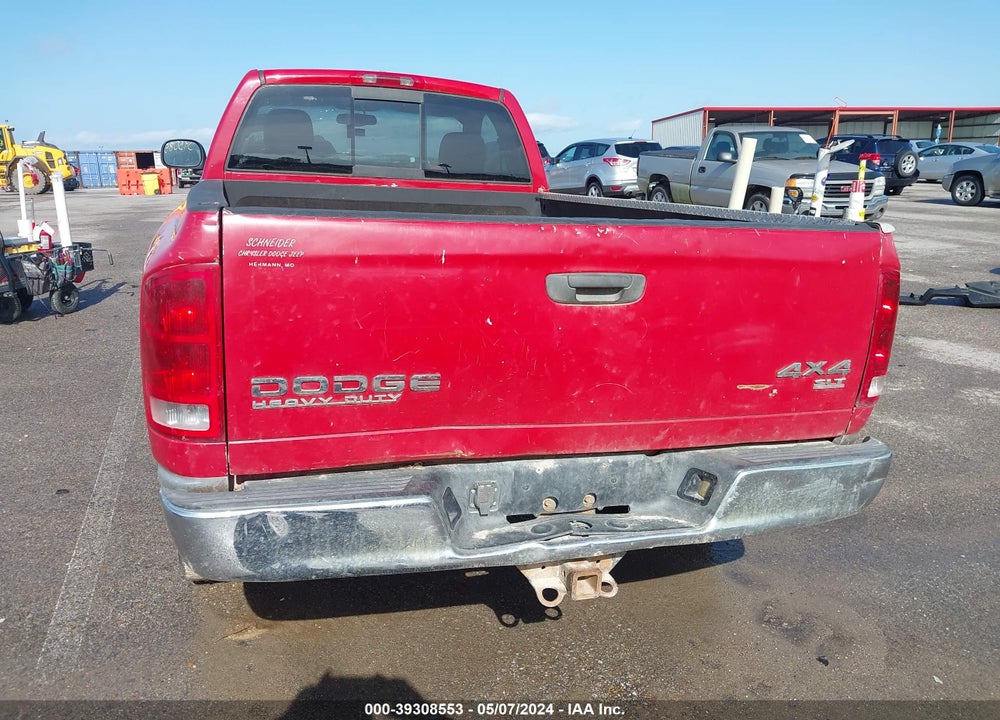 2004 DODGE RAM 2500 SLT/LARAMIE VIN: 3D7KU26D44G158304
