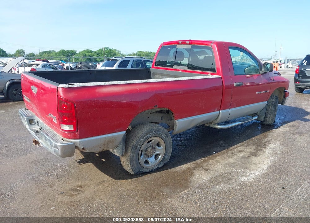 2004 DODGE RAM 2500 SLT/LARAMIE VIN: 3D7KU26D44G158304