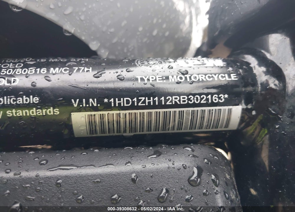 2024 HARLEY-DAVIDSON RH975 VIN: 1HD1ZH112RB302163