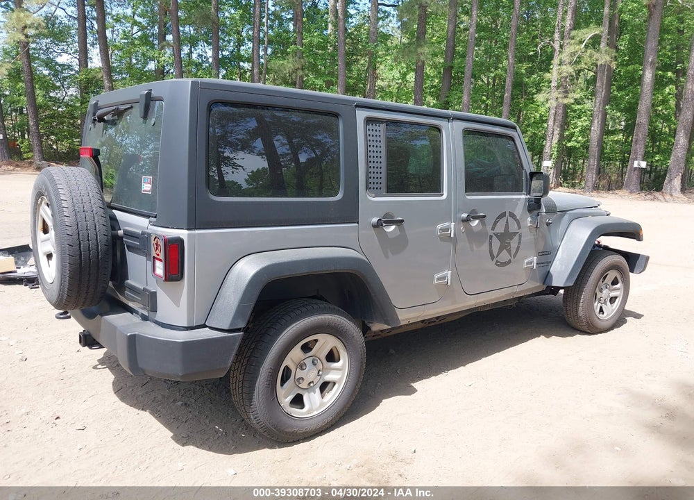 2018 JEEP WRANGLER JK UNLIMITED SPORT 4X4 VIN: 1C4BJWDG7JL829728