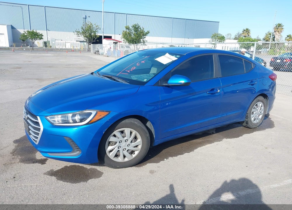 2018 HYUNDAI ELANTRA SE VIN: KMHD74LF7JU634898