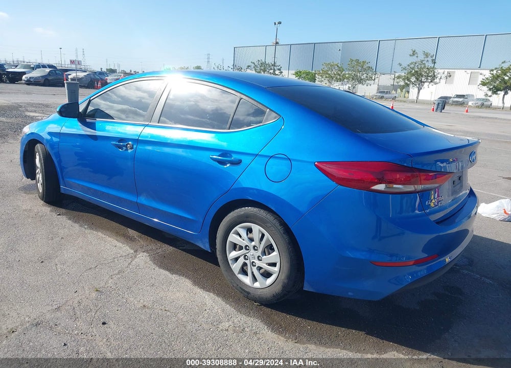 2018 HYUNDAI ELANTRA SE VIN: KMHD74LF7JU634898