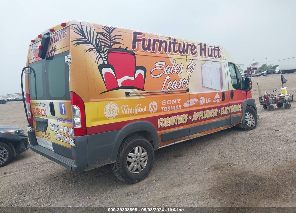 2014 RAM PROMASTER 3500 HIGH ROOF VIN: 3C6URVHGXEE123560