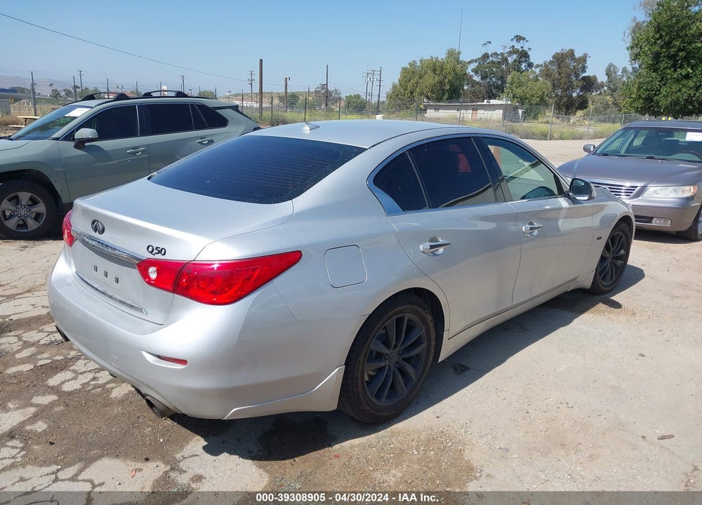 2016 INFINITI Q50 3.0T PREMIUM VIN: JN1EV7AP6GM301079