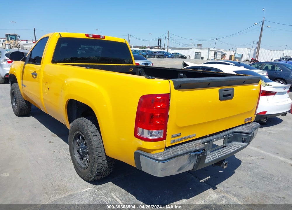 2007 GMC SIERRA 1500 WORK TRUCK VIN: 1GTEC14017Z627874