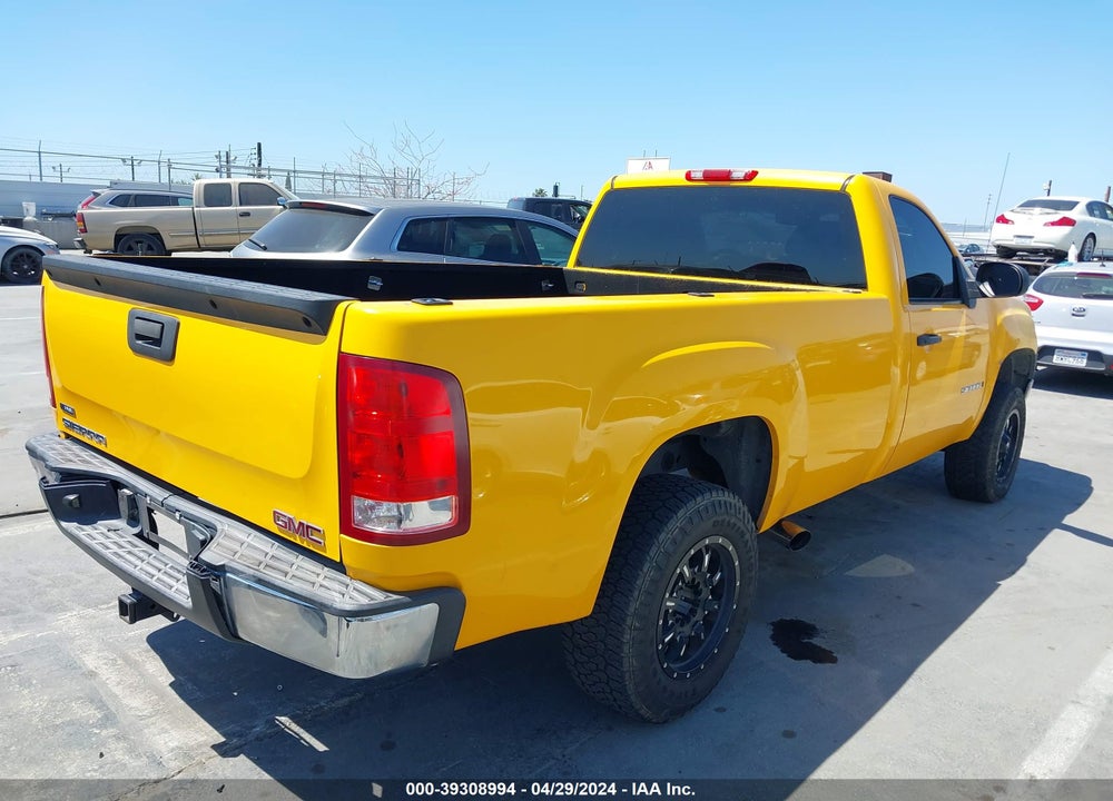 2007 GMC SIERRA 1500 WORK TRUCK VIN: 1GTEC14017Z627874