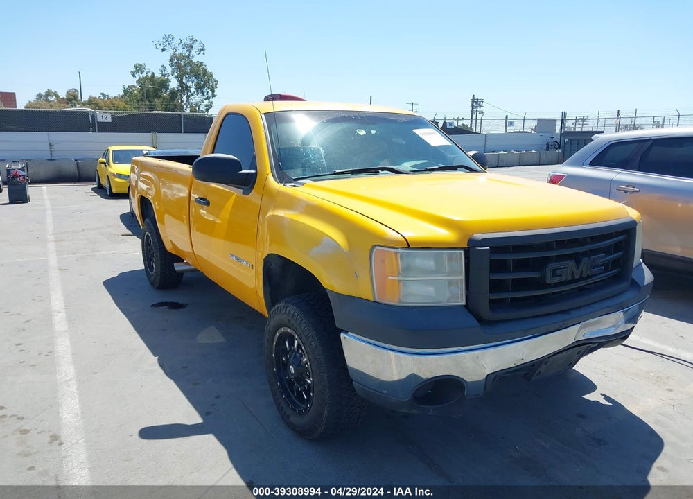 2007 GMC SIERRA 1500 WORK TRUCK VIN: 1GTEC14017Z627874