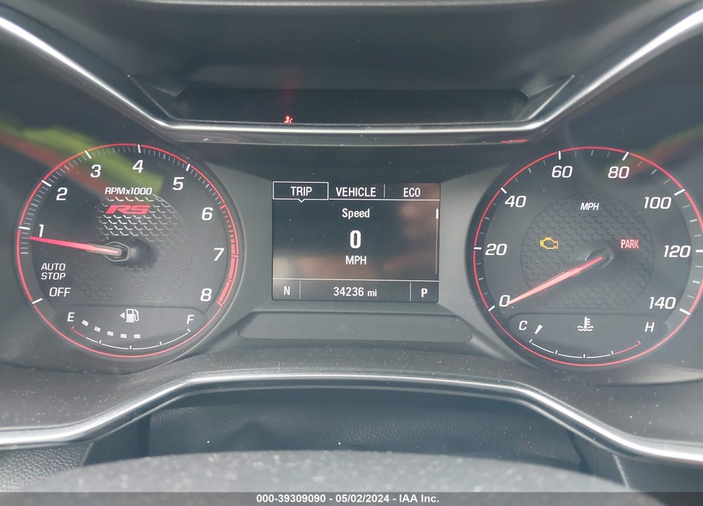 2022 CHEVROLET TRAILBLAZER VIN: KL79MTSL5NB042239