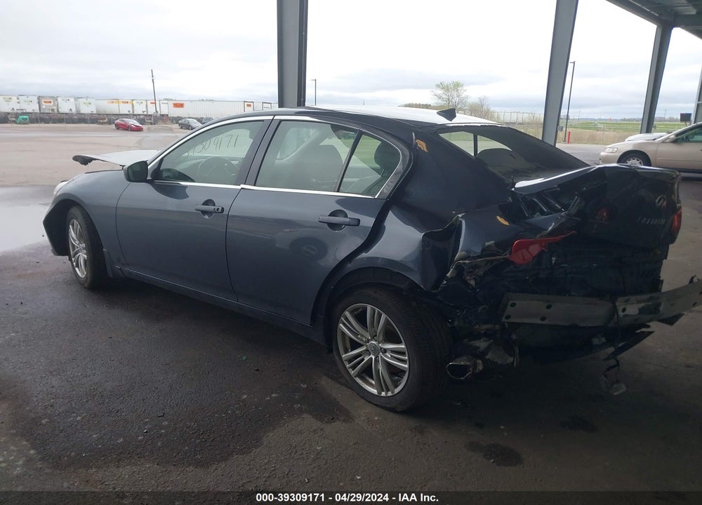 2012 INFINITI G25X VIN: JN1DV6AR3CM731704