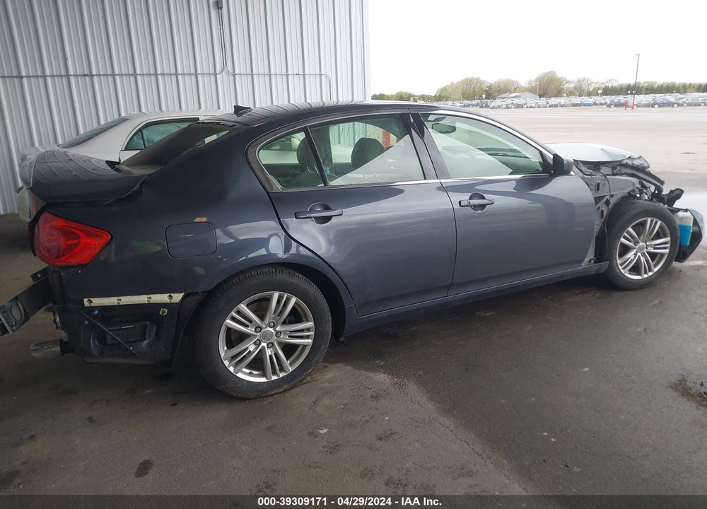 2012 INFINITI G25X VIN: JN1DV6AR3CM731704