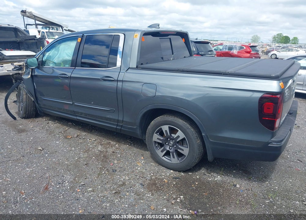 2019 HONDA RIDGELINE RTL-T VIN: 5FPYK3F66KB001451