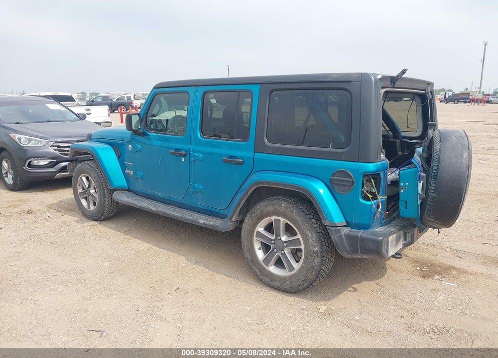 2019 JEEP WRANGLER UNLIMITED SAHARA 4X4 VIN: 1C4HJXEG6KW664107